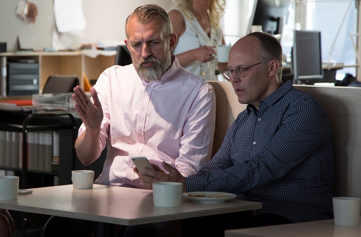 Architects discussing