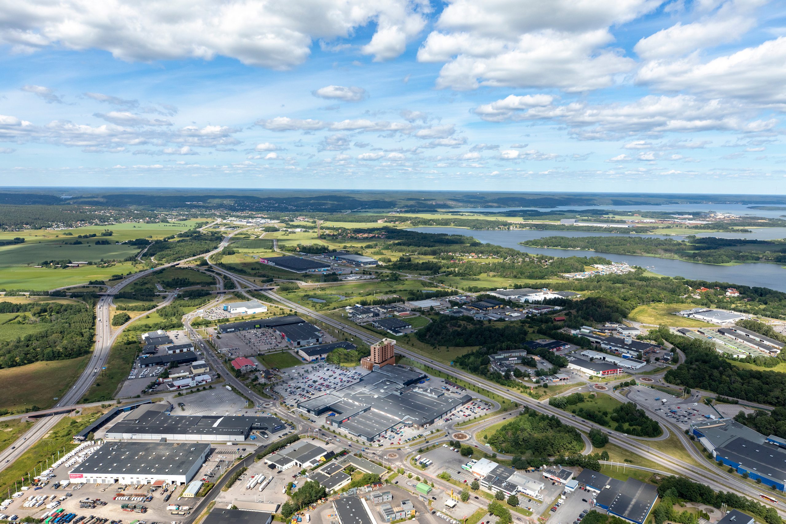 Flygvy Ingelsta hotell